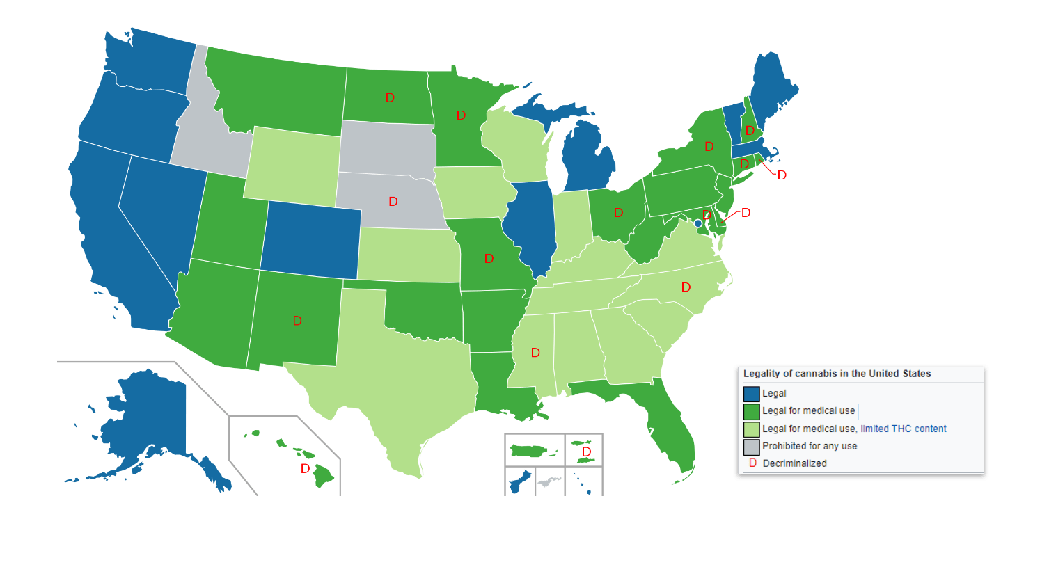 Der rechtliche Status von Cannabis in den USA -Die besten Cannabis Aktien | LYNX Online_Broker